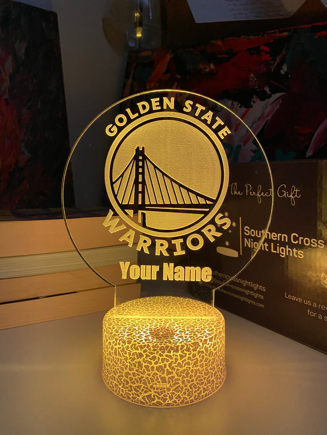 Golden State Warriors Night Light