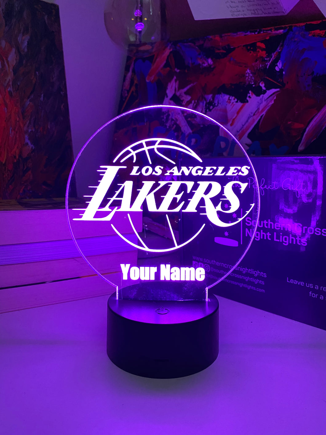 LA Lakers Night Light