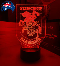 Load image into Gallery viewer, St. George Illawarra Dragons Night Light
