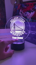 Load and play video in Gallery viewer, Golden State Warriors Night Light

