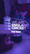 Load and play video in Gallery viewer, England Cricket Night Light
